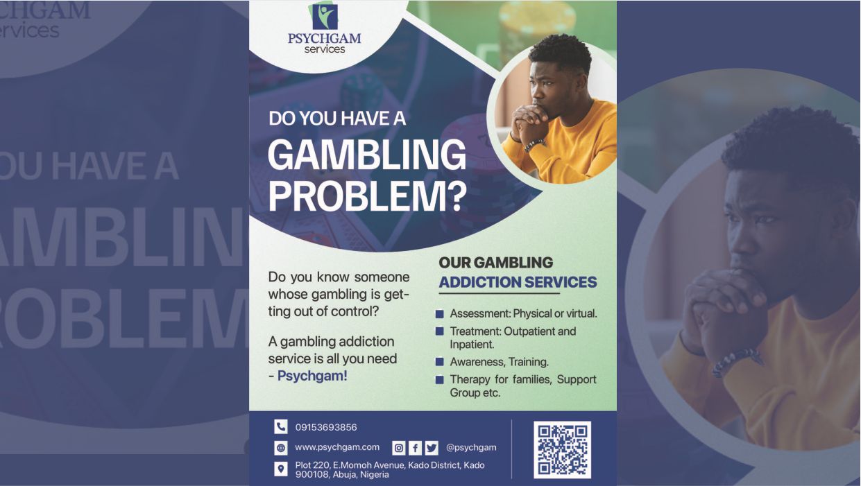 image of psychgam gambling problem flyer